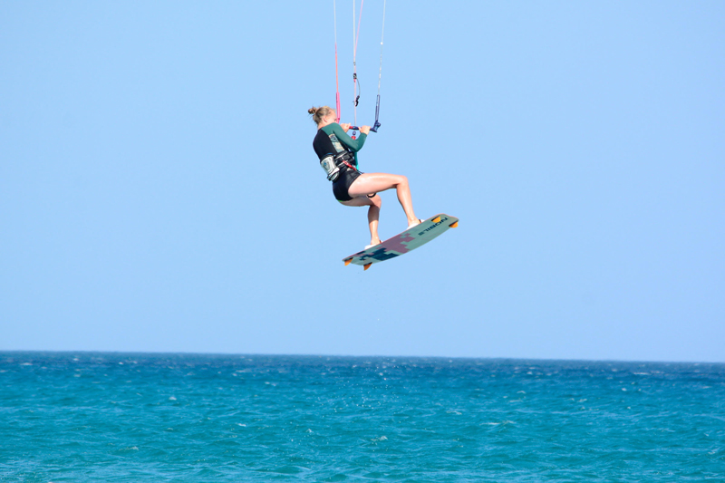 kitesurfing