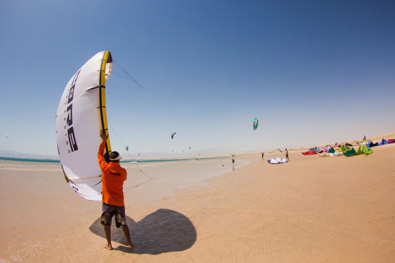 Kitesurfing at Soma Bay on Egypt's Red Sea