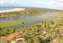Kitesurfing in Gostoso, Brazil