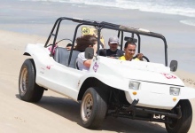 Kitesurfing in Gostoso, Brazil