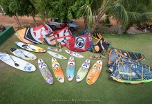 Kitesurfing in Gostoso, Brazil