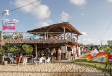 Kitesurfing in Gostoso, Brazil