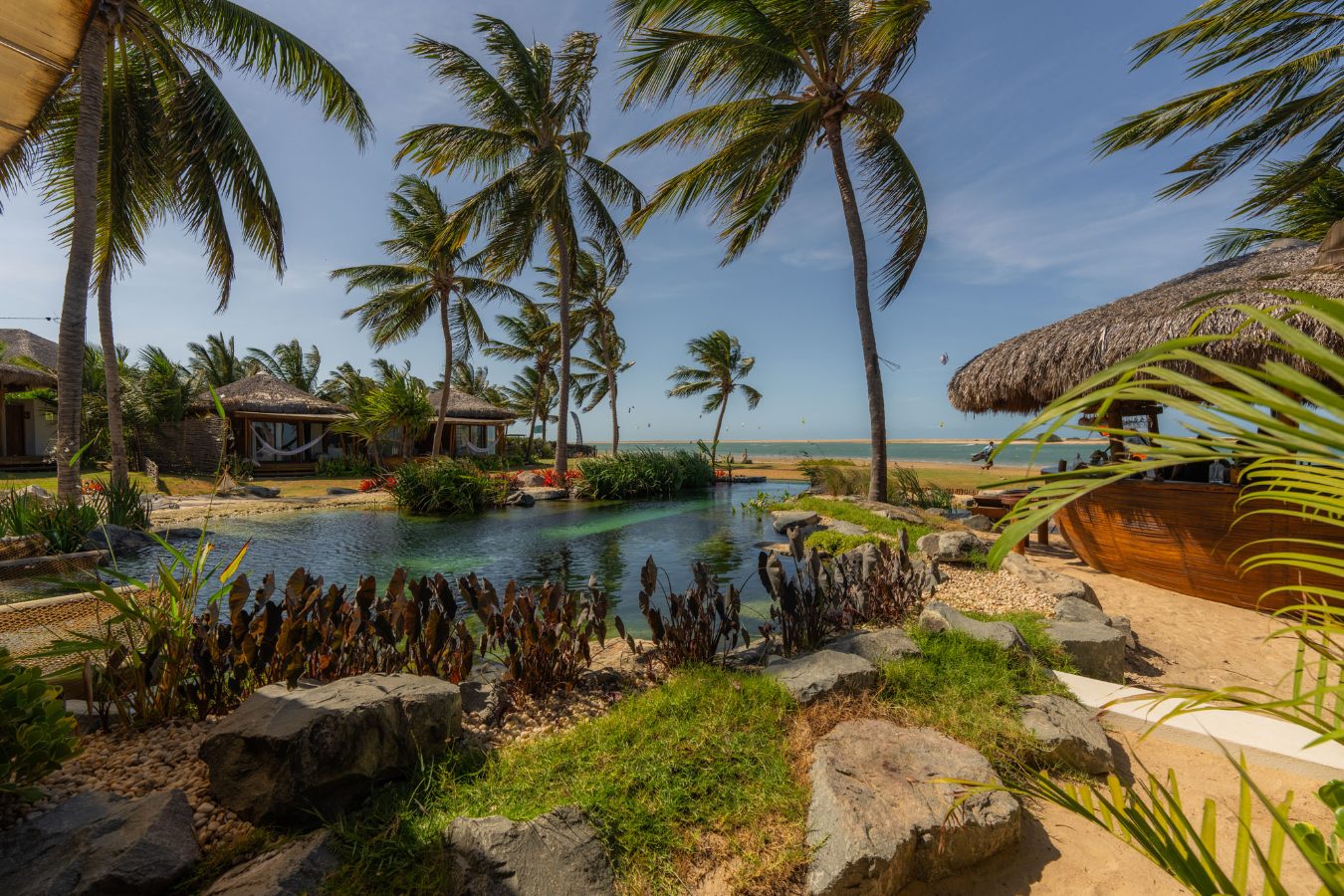 Lagoon Side Luxury Chalets, Ilha Do Guajiru - kitesurf holidays